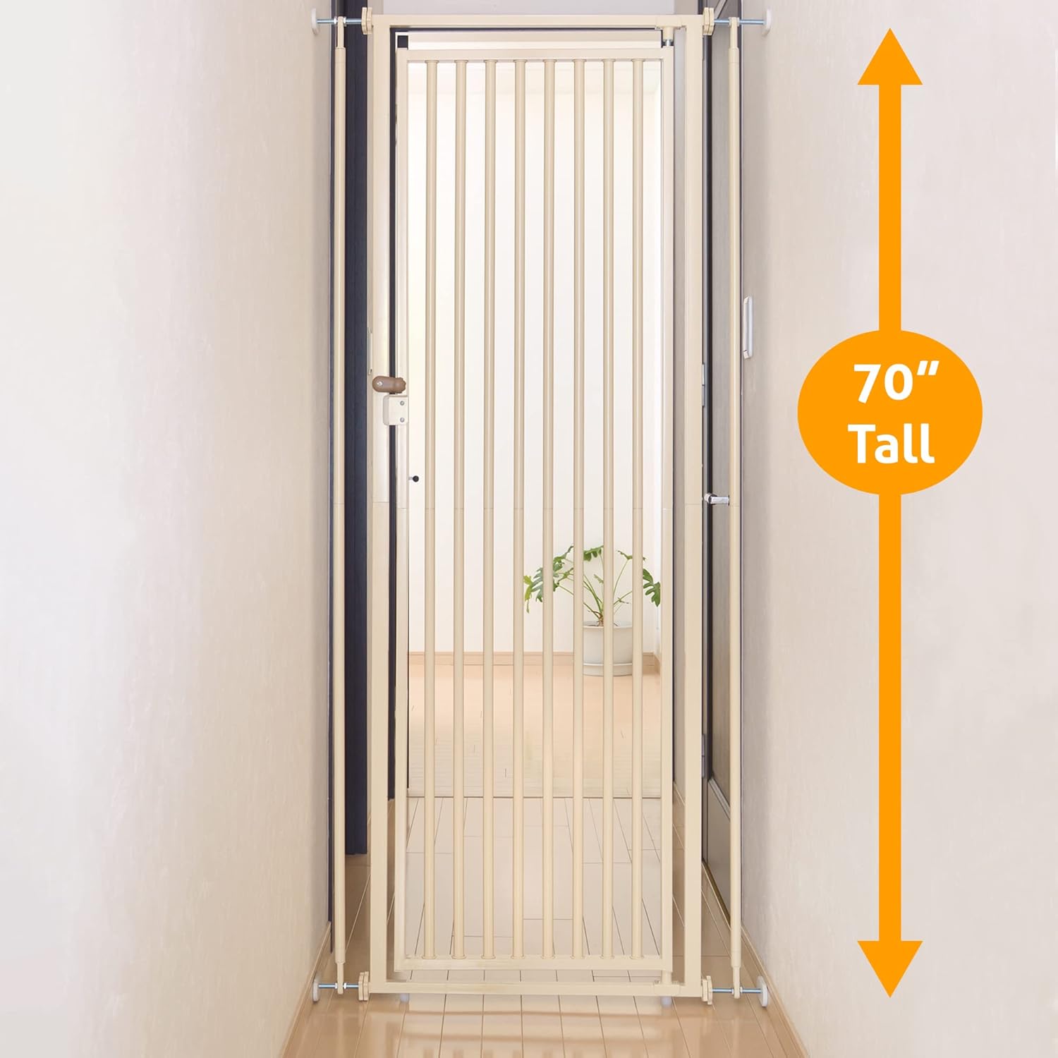 Richell USA - Cat Safety Gate (94951) (Beige)