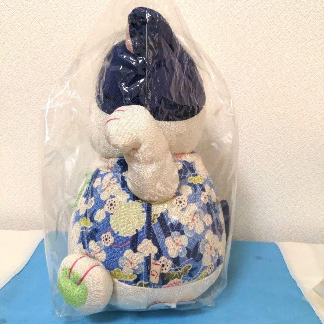 Amazon.co.jp: 招喜屋 招き猫 ちりめん細工猫 がま口財布付き