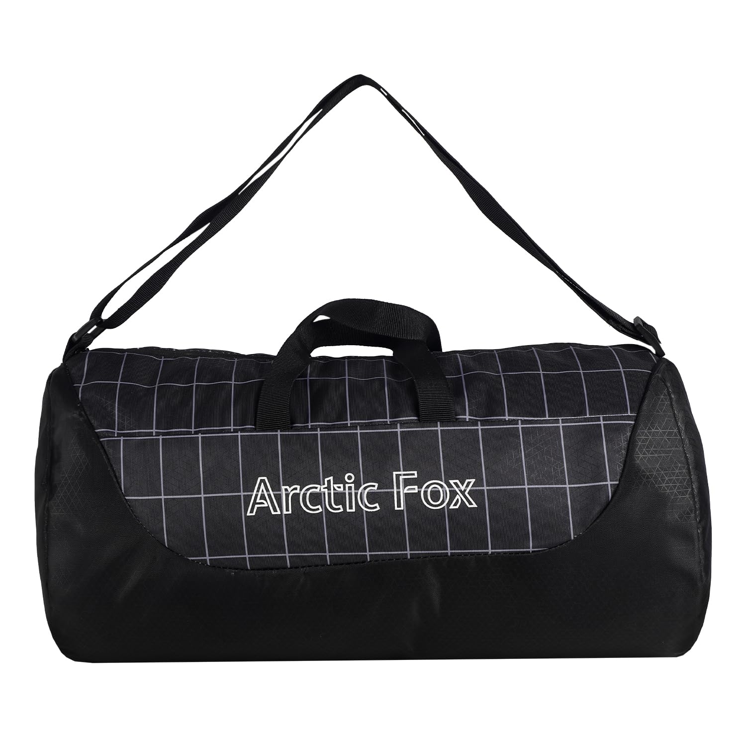 arctic fox E Barrel Lines Black Duffel Bag-picture-11