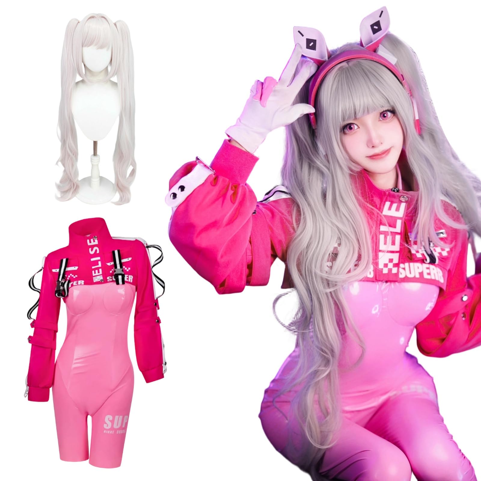 Amazon.co.jp: [神併良品] アリス コスプレ ウィッグ付き エキゾチック