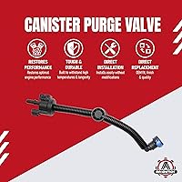 Vista 2 de AA Ignition - Soporte de tubo de combustible con válvula solenoide de depósito de purga - Compatible con Ford y Lincoln 2.7L, 3.0L - Edge, Explorer