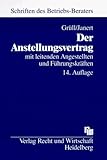  Der Anstellungsvertrag mit leitenden Angestellten und anderen Führungskräften: Vertragsmuster mit Erläuterungen