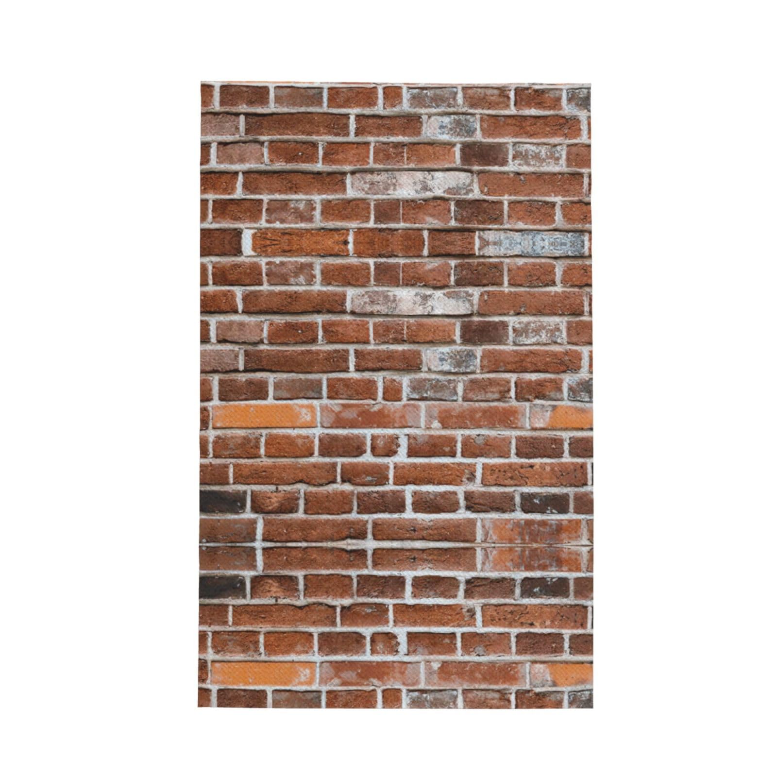 Xxahnbm Black Old Brick Wall Print Waffle Kitchen Towel,Absorbent Hand Towel