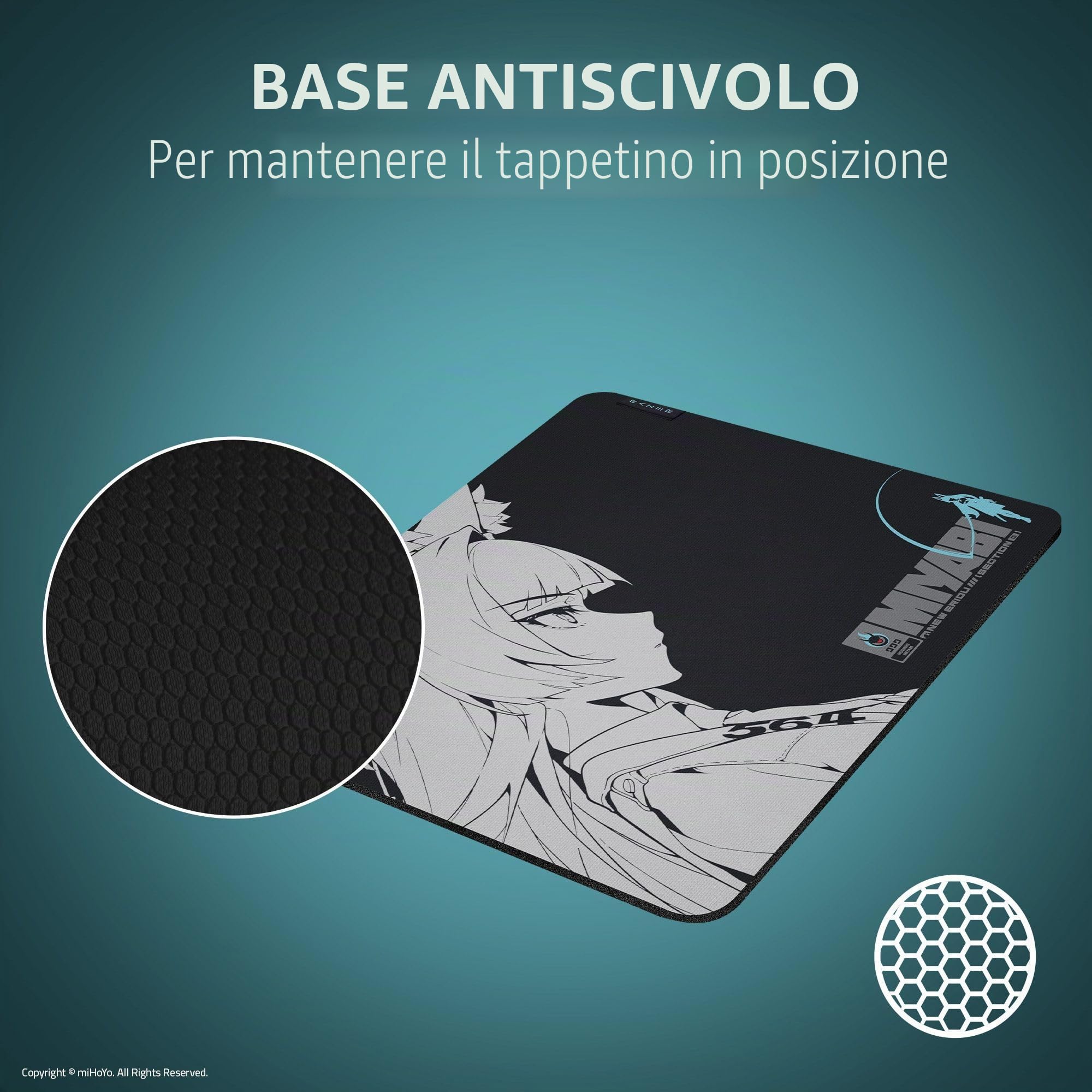 Razer Gigantus V2 Soft Gaming Mouse Pad (medio): superficie in tessuto micro-tessuto testurizzato - spessa schiuma di gomma ad alta densità - base antiscivolo - Zenless Zone Zero Edition