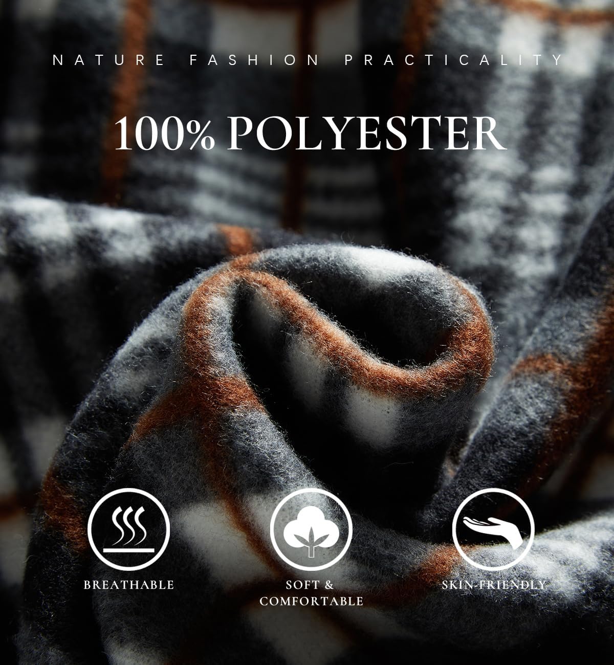 Les umes Mens Knitted Full Zipper Cardigan Fleece Lined Sweater Warm Stand Collar Jumper Coat with Pockets - Image 8