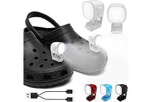 Croc Lights 2-Pack: Light Up Your Crocs with Rechargeable Headlamps