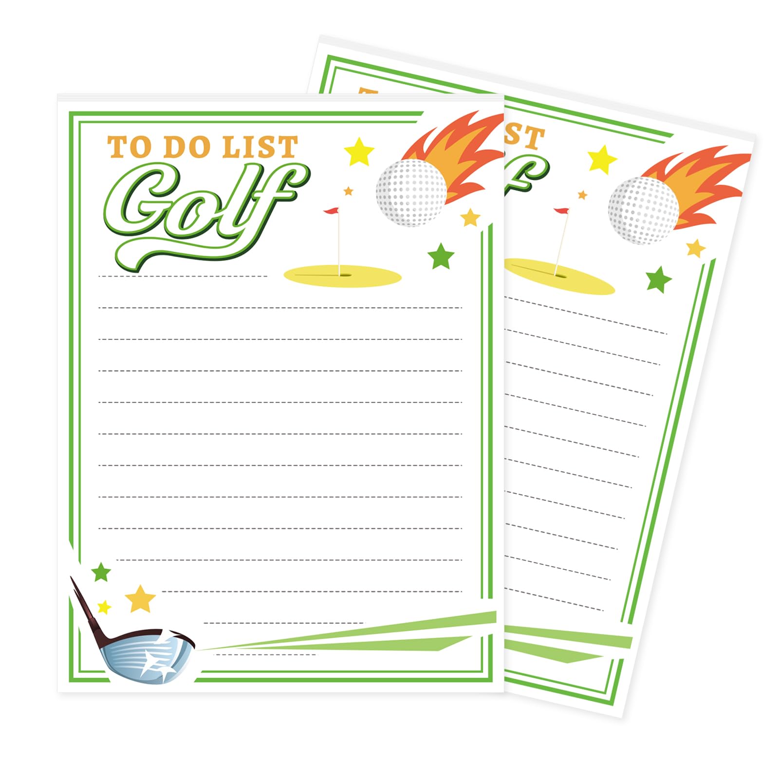 BOXOB 2pcs Golf Notepads