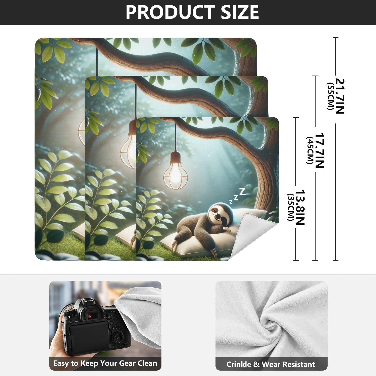 Sloth Summer Self-adhesive Cloth 17.7