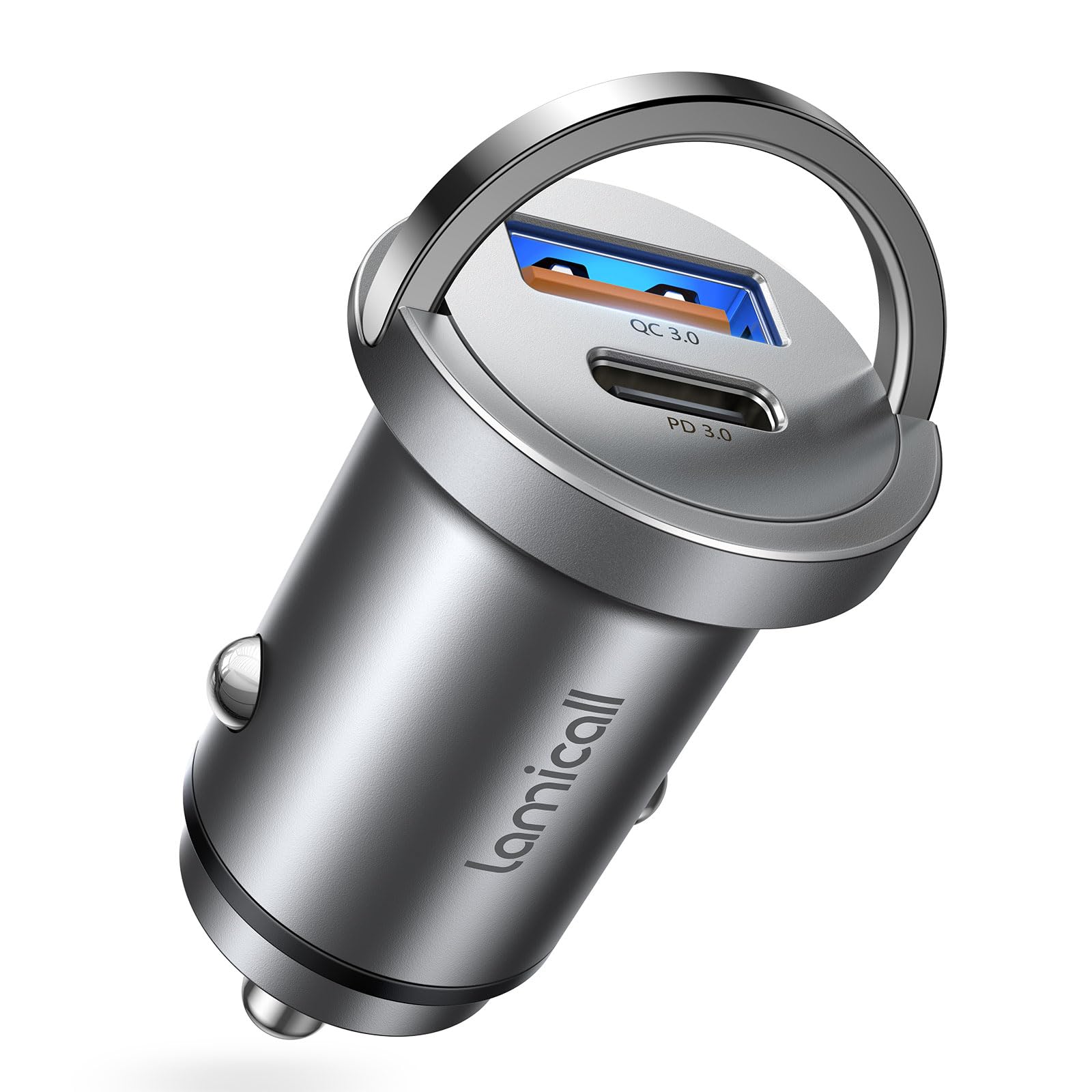 Lamicall 30W Zigarettenanzünder USB C Auto Ladegerät