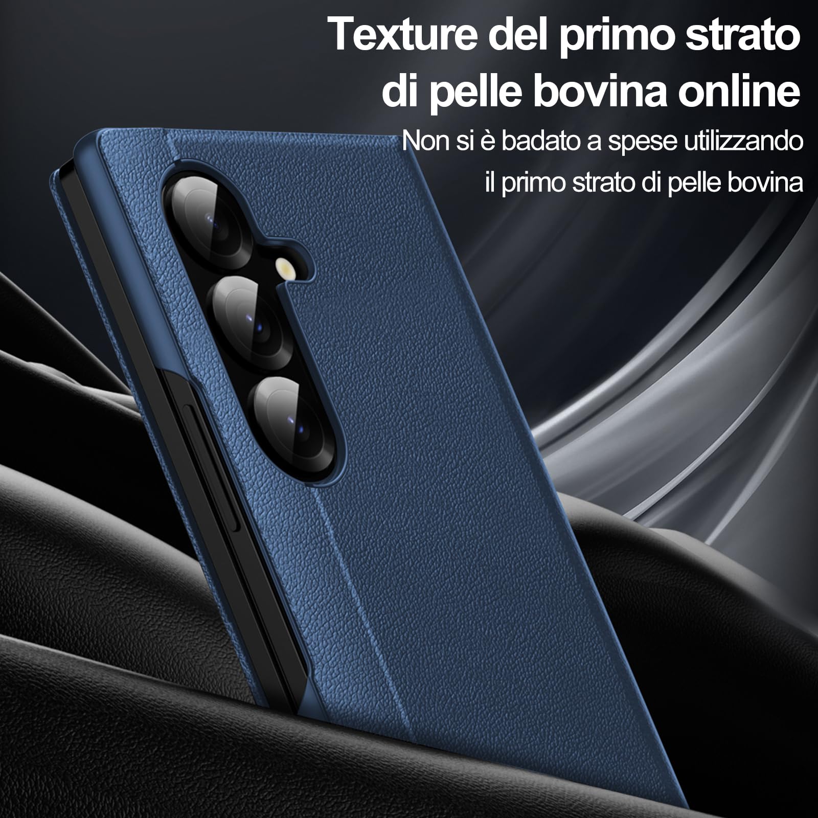 Funda para Samsung Galaxy Z Fold 8 Ultra Libro Smart View Ventana Funda
