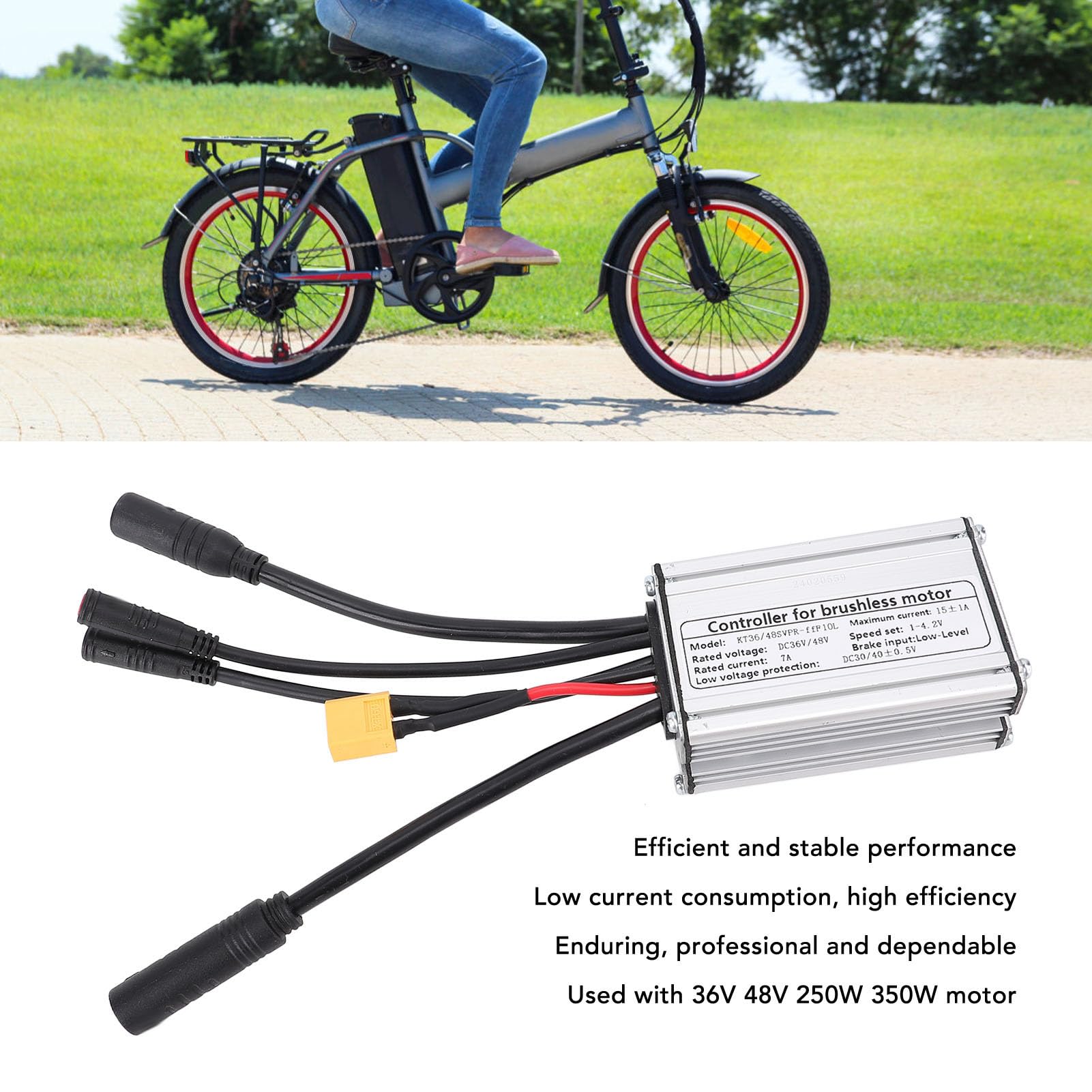 Amazon | Asixxsix ブラシレスモーターコントローラー、36V 48V EBIKE