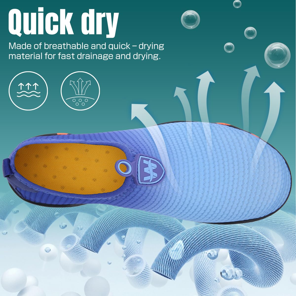 WateLves Badeschuhe Damen Herren Wasserschuhe Schwimmschuhe Strandschuhe Aquaschuhe Schnell Trocknend Surfschuhe Unisex Sommer