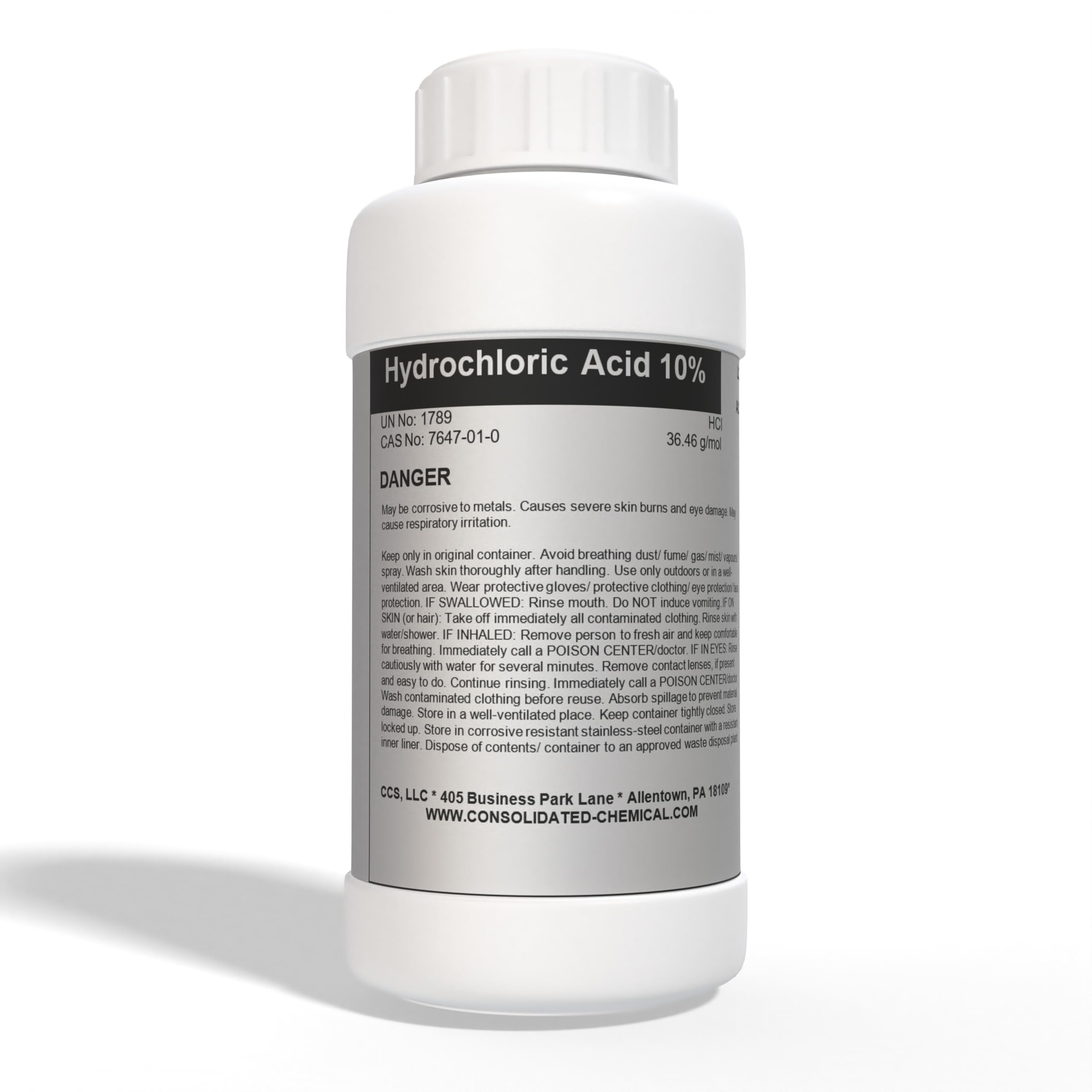 Buy Hydrochloric 10 ACS Reagent Grade, New TamperEvident Sealed Bottles