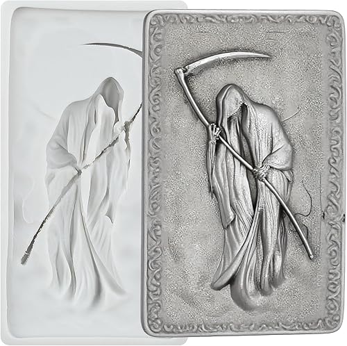 Miniatura 15 de Molde de silicona con calavera de Halloween, moldes de chocolate para decoración de pasteles, decoración de cupcakes, pasta de goma de arcilla de