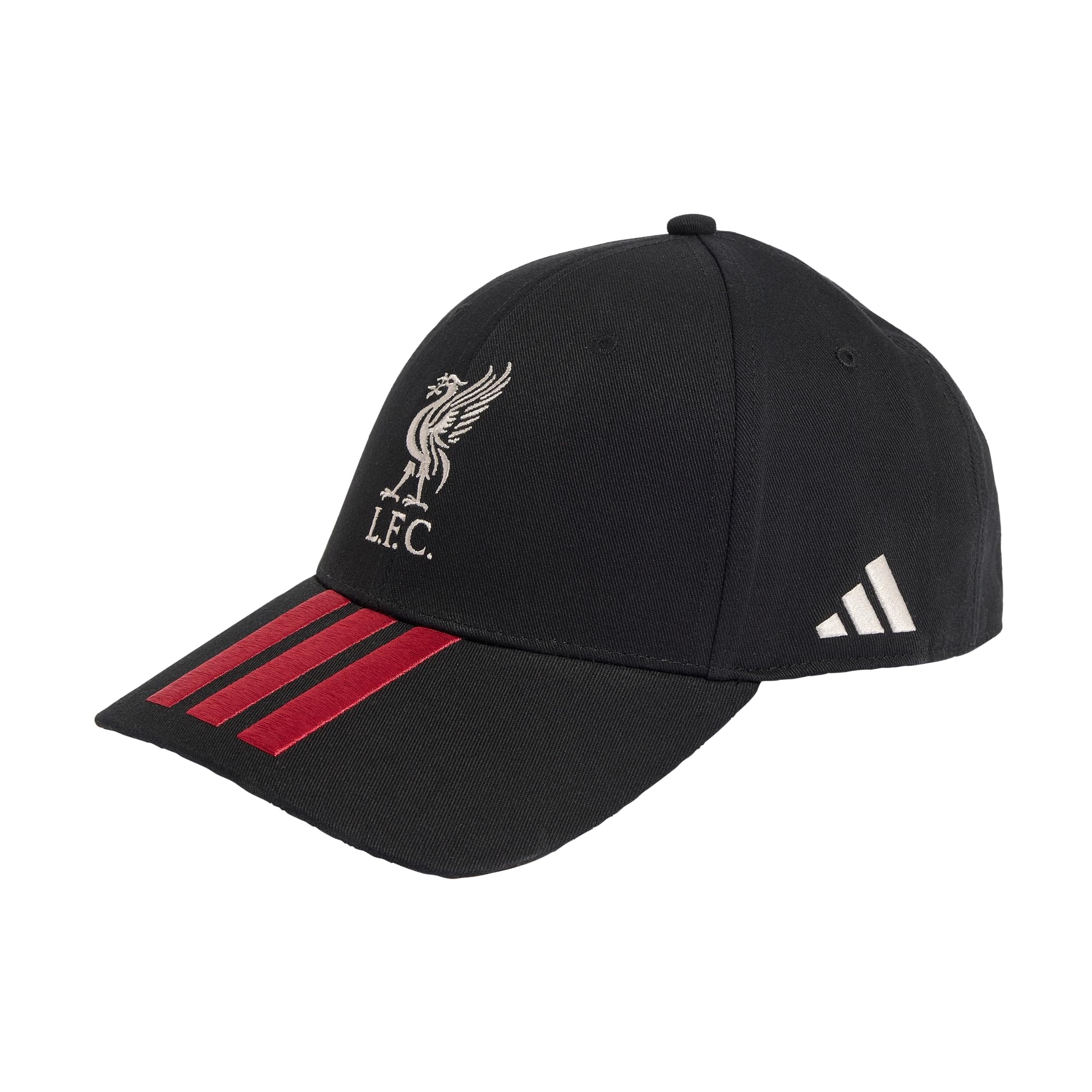 adidas Unisex Liverpool Fc Hat, Black/Active Maroon/Grey Two, XS-S