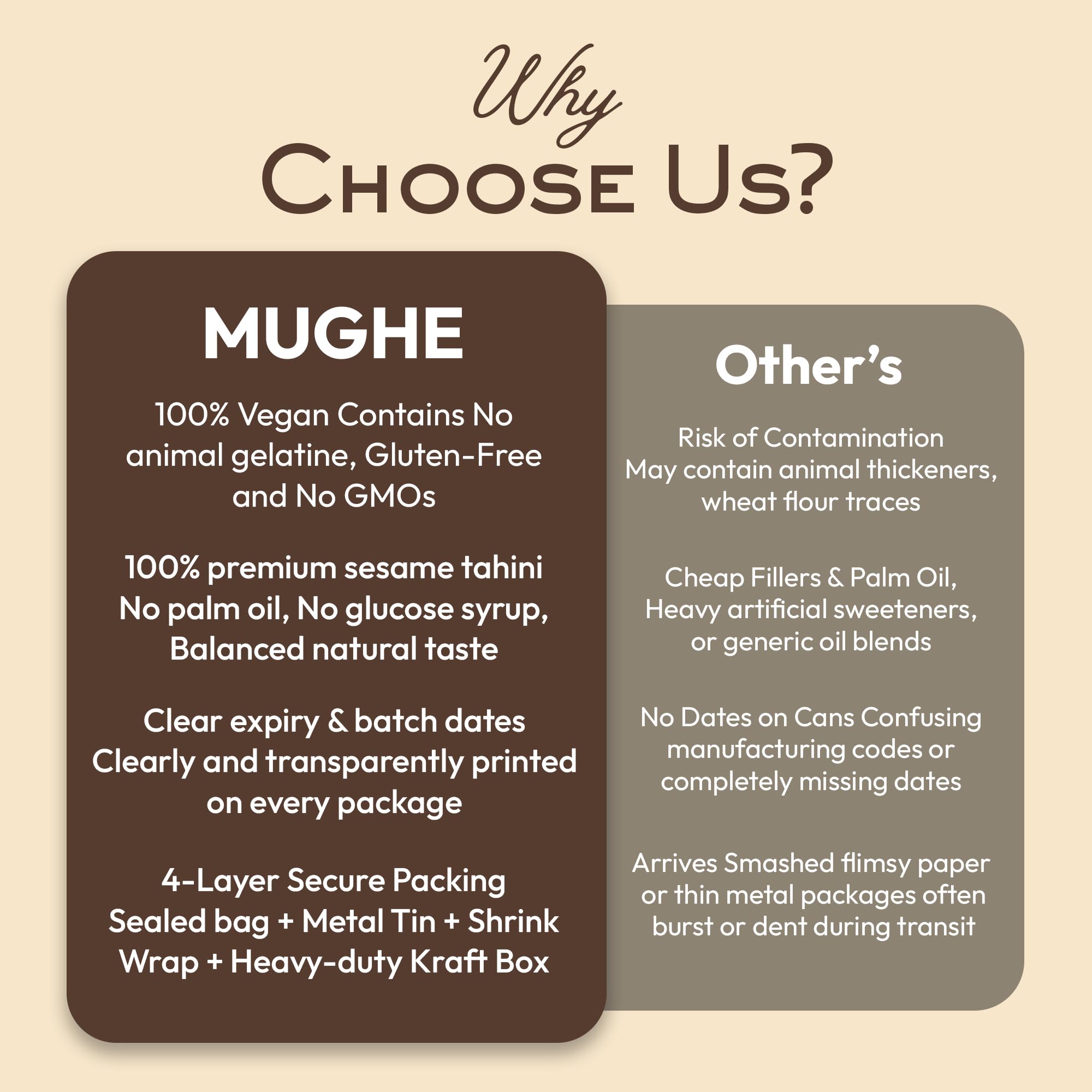 Mughe Gourmet Assortimento di Halva 850g elegante scatola regalo di latta - 3 Barrette di Tahini Halva al Sesamo Marmorizzato Pistacchio, Cacao, Vaniglia - dolce vegano - Ideale per occasioni speciali