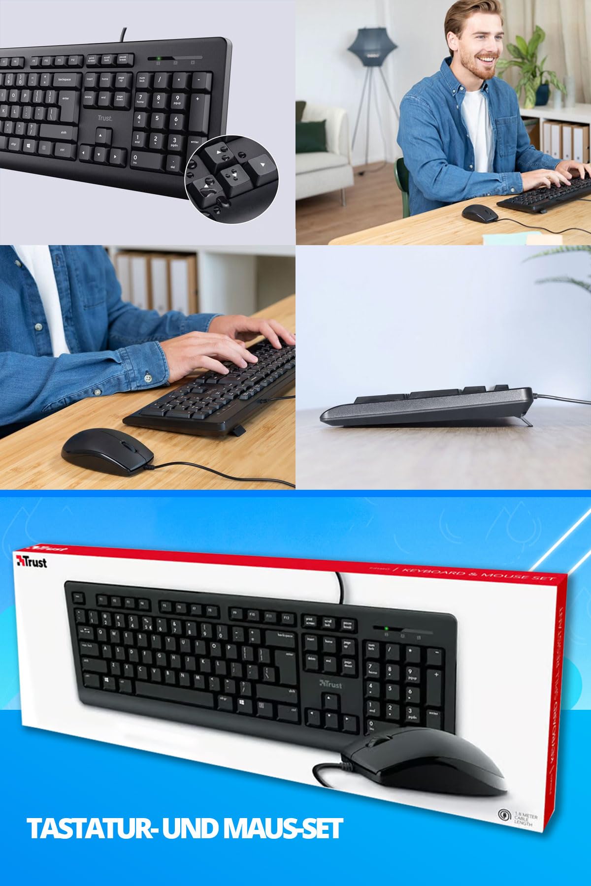 Intel Office PC Complete with keyboard and mouse, Intel i5, 16GB