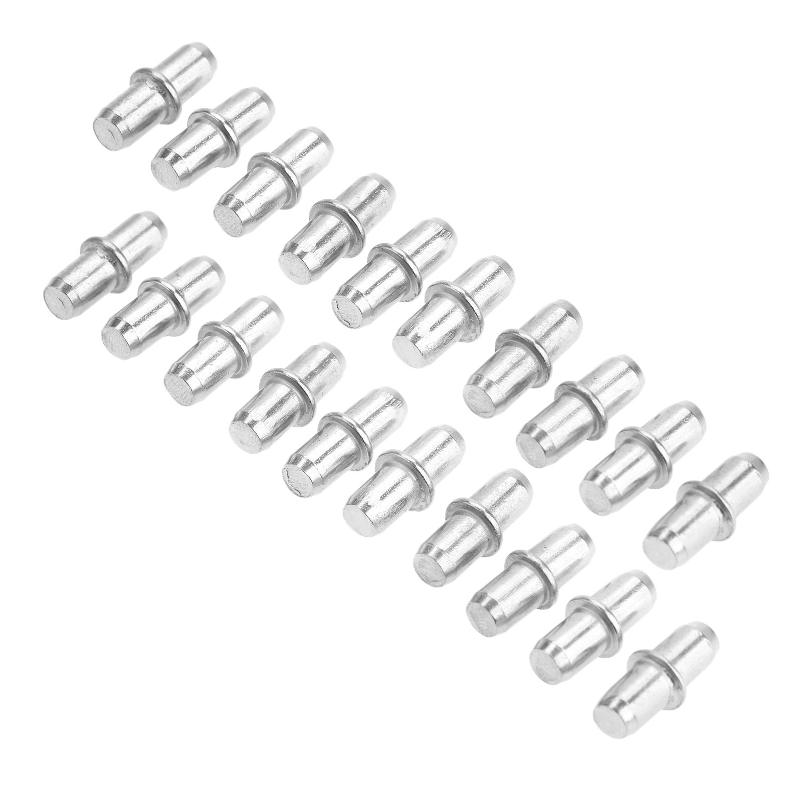 20pcs Cabinet Wardrobe Shelf Support Pins Studs Pegs Silver Tone (5mm x15mm)-picture-26