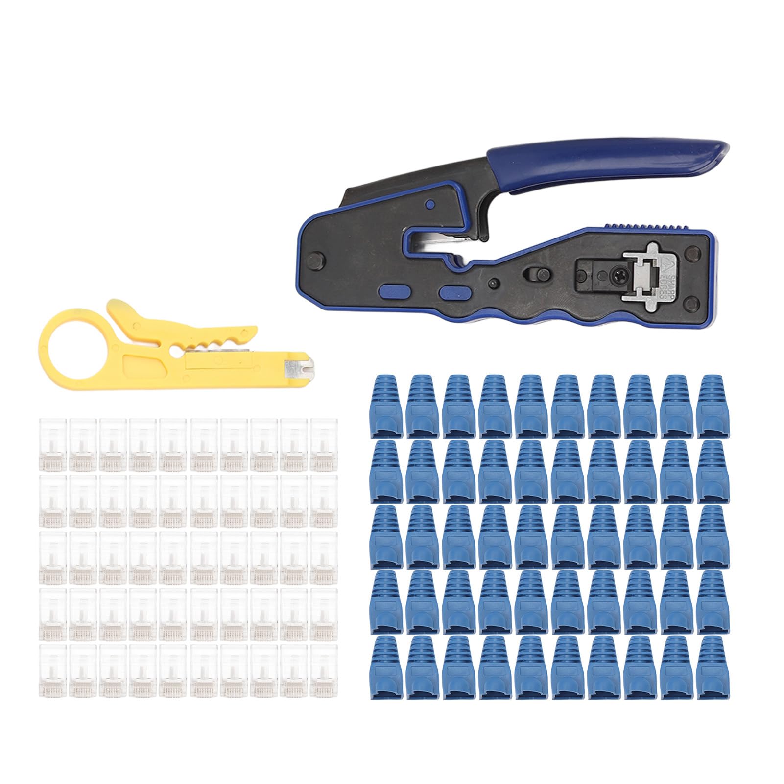 Kit de pince à sertir RJ45 STHERNET TOLT pour câbles réseau Cat5 et Cat6