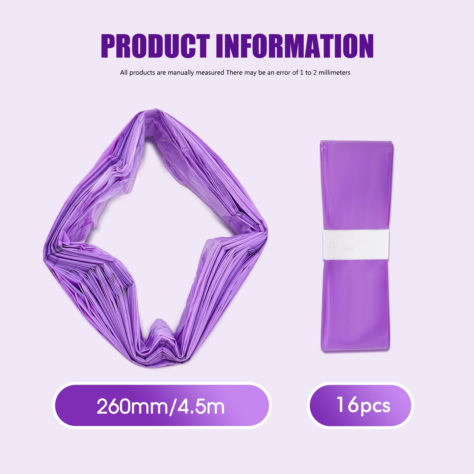 16 Stück Windeleimer Nachfüllkassetten - Geruchsdicht Mit Lavendel Duft