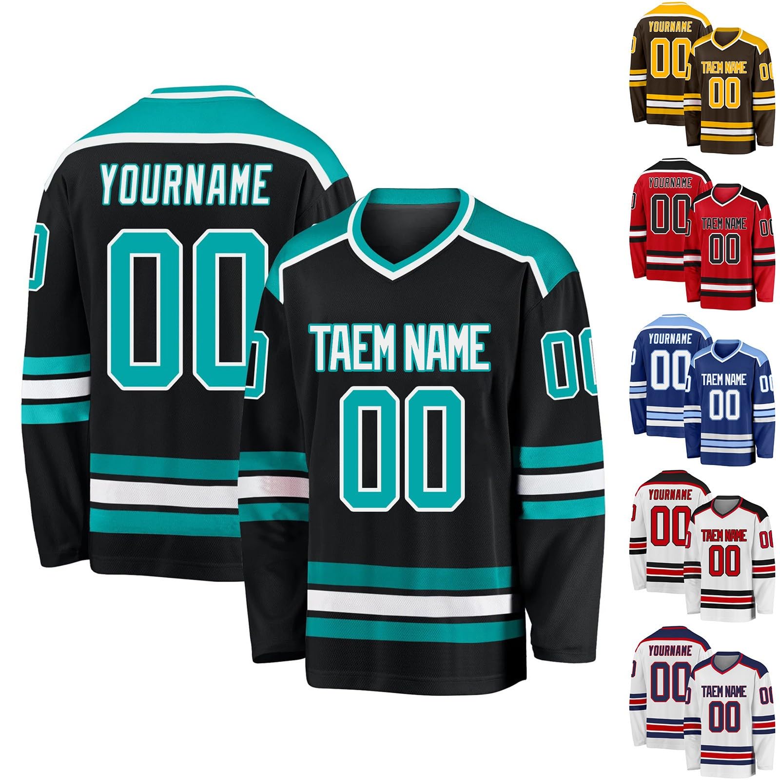 Mens American Football Jersey Personalized Sports T Shirt Quick Dry Breathable Short Sleeve Tee Shirt for Women Kids S-7XL โ image 1