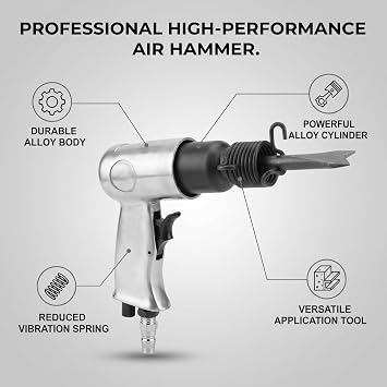 Pneumatic Chisel 150mm Straight Handle