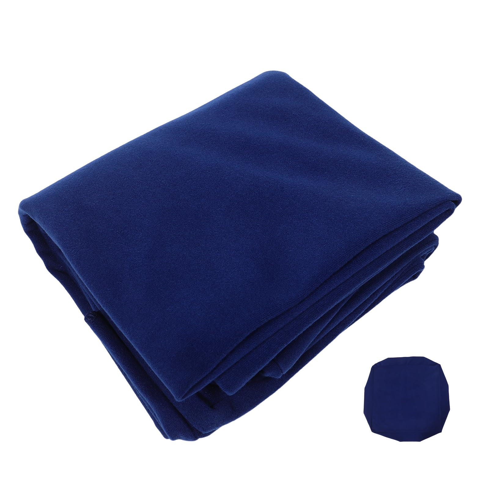 Tapete de Mesa de Juego Plegable Antideslizante 86x86 Cm Color Azul Oscuro para Mahjong, Póquer y Juegos de Mesa, Superficie Fácil de Limpiar, Adecuado para Reuniones Familiares