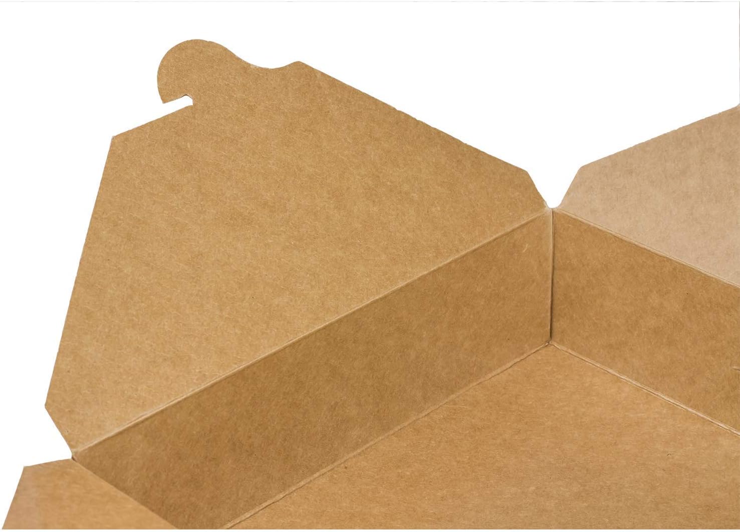 Karat FP-FTG54K 54 fl.oz. 7.8" x 5" X 1.8" Fold-to-Go Box #2, Kraft (Pack of 200) : Industrial & Scientific