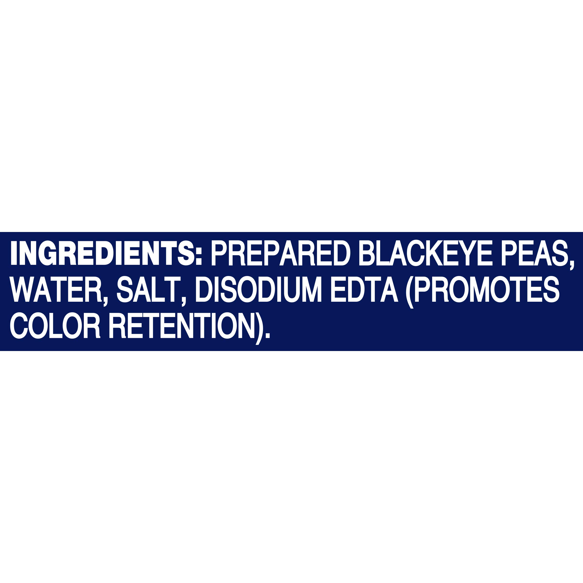 BUSH'S BEST 15.8 oz Canned Blackeye Peas, Source of Plant Based Protein and Fiber, Low Fat, Gluten Free, (Pack of 12)
