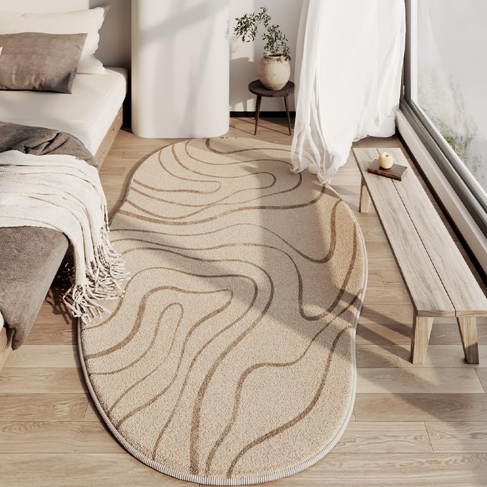 Tapis de salon facile d'entretien luxueux et doux dimensions 80 x 160 cm