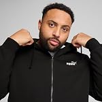 Puma Mens Essentials Logo Full-Zip Fleece Hoodie