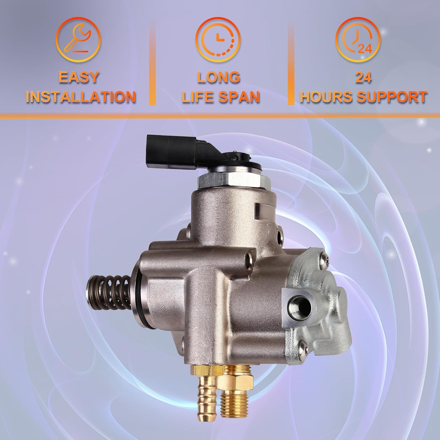 PAPAPARTS High Pressure Fuel Pump Compatible with Audi A3 A4 TT TTS Quattro High Pressure Pump for Volkswagen Jetta GTI Eos Passat 2006-2008, for VW Golf R 2012 2013 2.0L L4