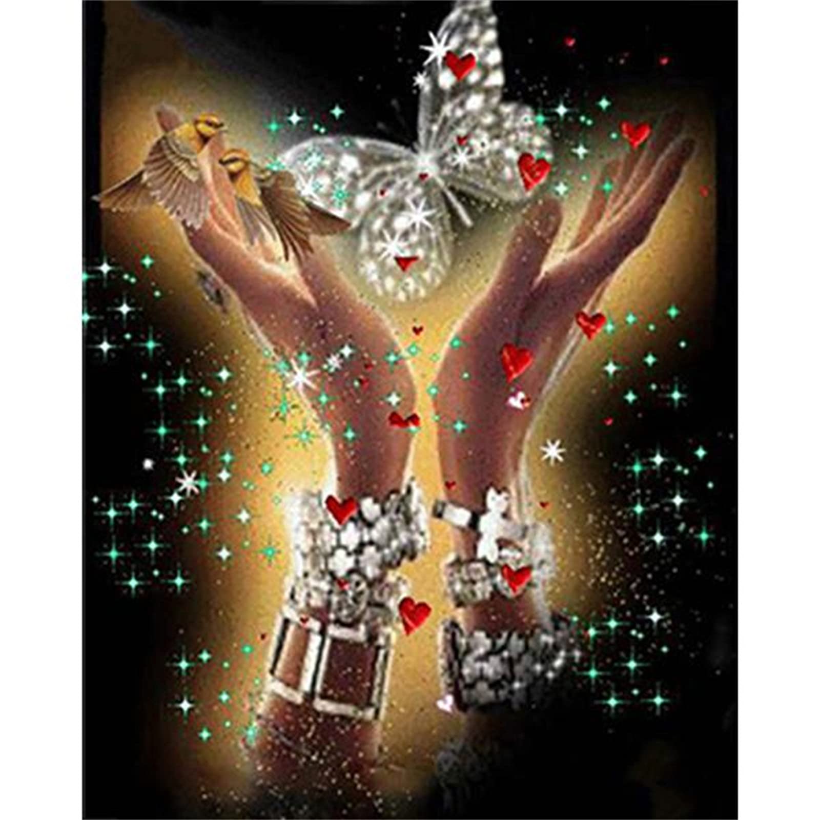 Pehciroe Kit De Peinture Diamant 5D Avec Strass En Cristal