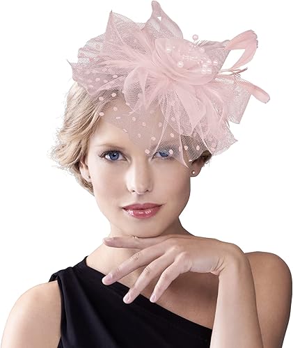 Miniatura 4 de Amazer Fascinators for Women Tea Party, Fascinator Headband for Women Tea Party Hats, Kentucky Derby Hats for Women Girl