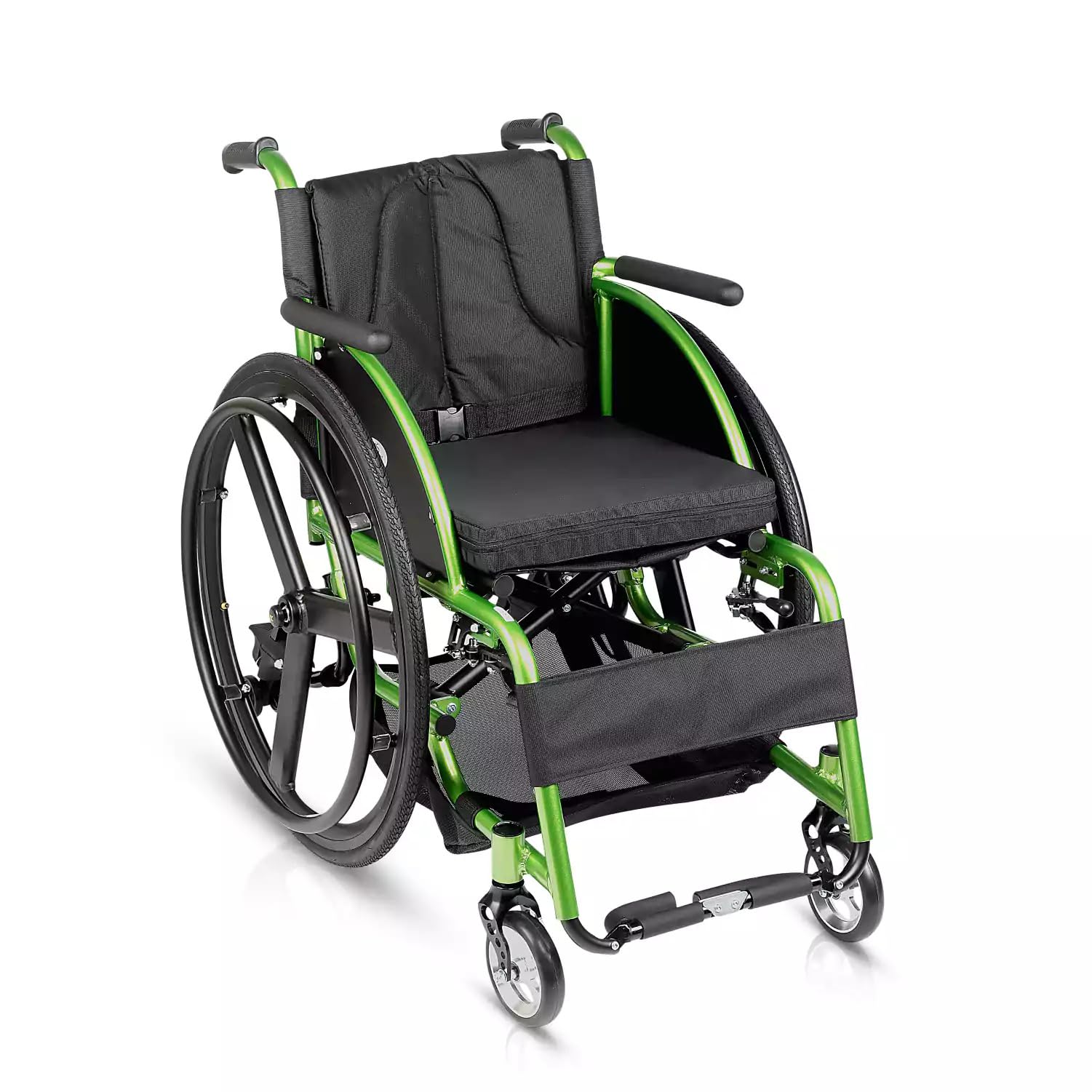 VMS Careline LEISURE Lightweight Sports Wheelchair - Folding Active Series | Seat Width 18 Inch