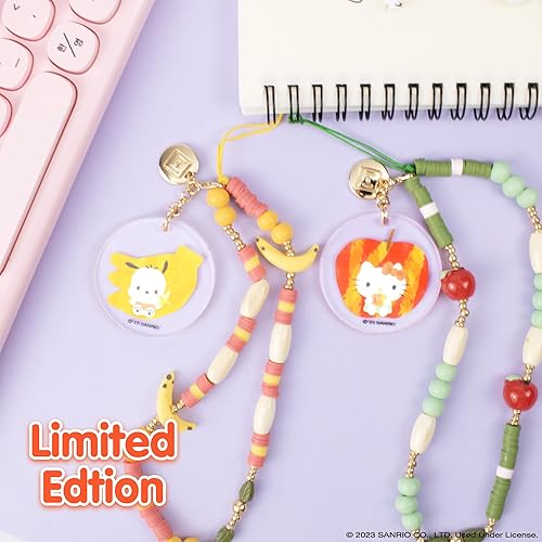 Miniatura 5 de iFace Hello Kitty and Friends - Correa universal con cuentas para teléfono, bonita cadena de muñeca, correa de decoración estética para teléfono