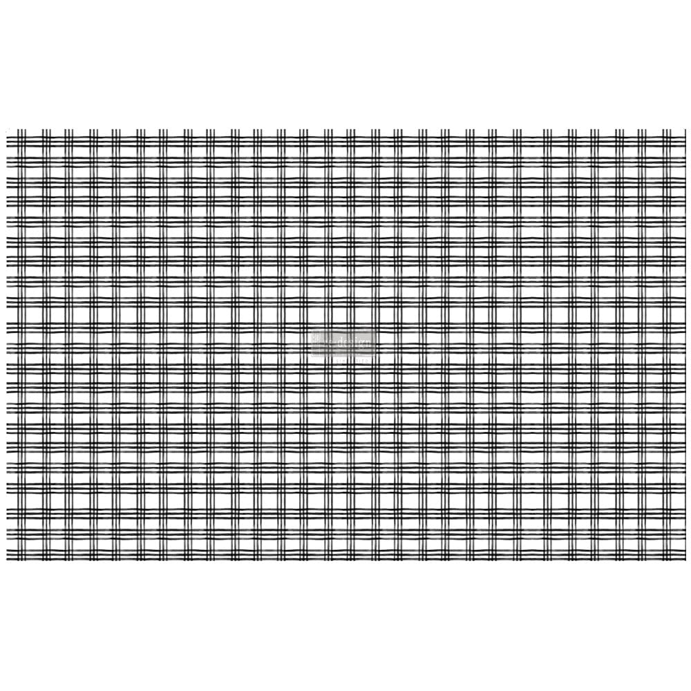 Redesign with Prima, Redesign Decoupage Decor Tissue Paper Grid,1 Sheet (19