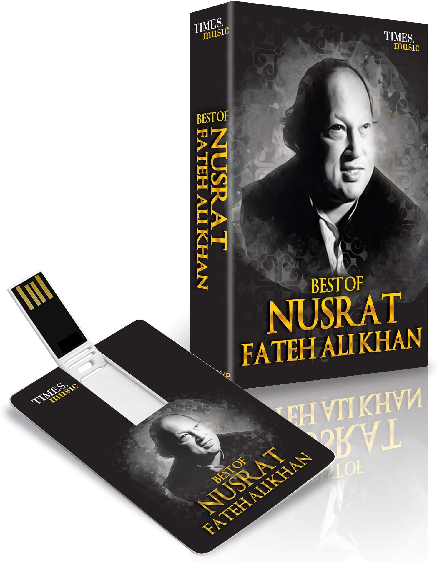 Times Music Music Card - Best of Nusrat Fateh Ali Khan (4 GB USB Flash Drive) - Ghazals