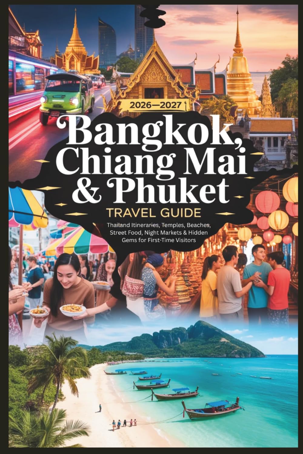 Bangkok, Chiang Mai & Phuket Travel Guide 2026 - 2027: Thailand Itineraries, Temples, Beaches, Street Food, Night Markets & Hidden Gems for First-Time Visitors