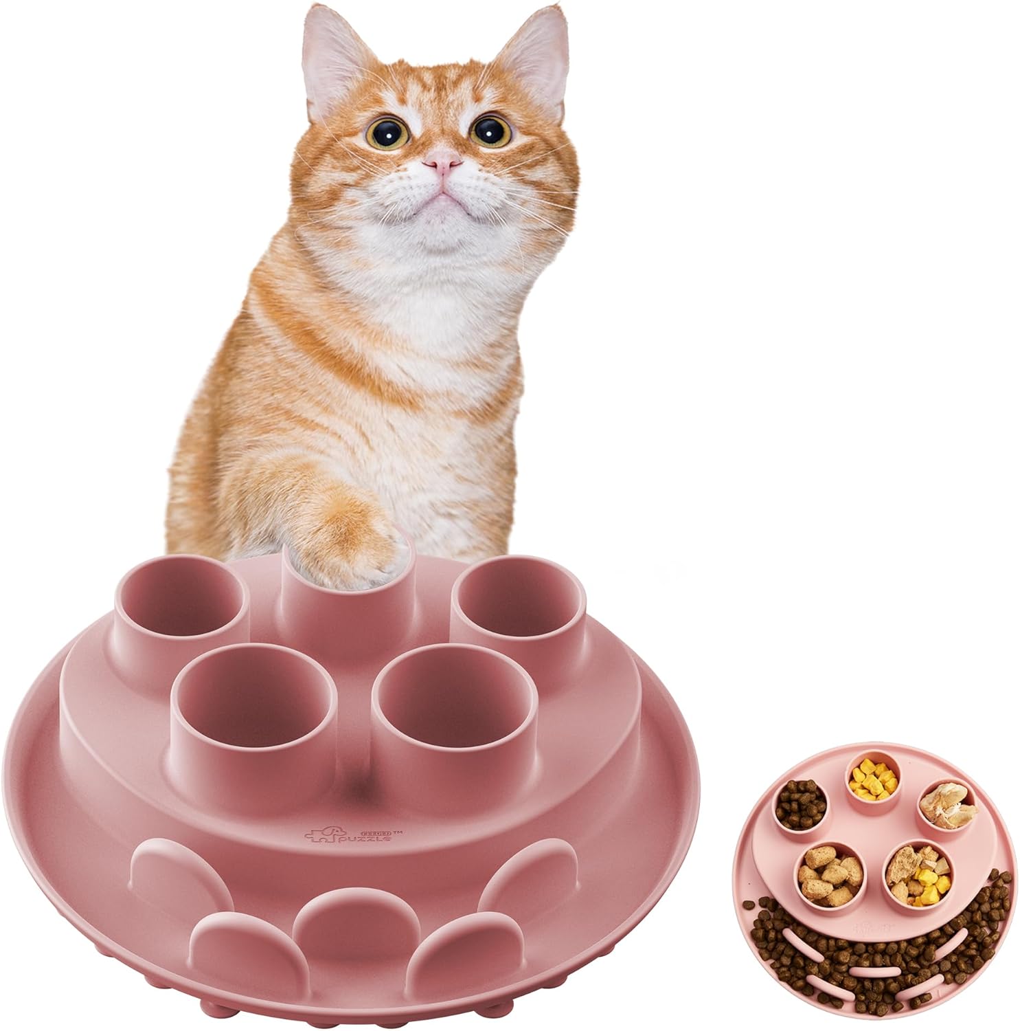 Puzzle Feeder Interactive Cat Puzzle Toys, Cat Enrichment