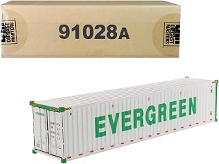 40' Refrigerated Sea Container Evergreen White Transport Series 1/50 Model by Diecast Masters 91028 A