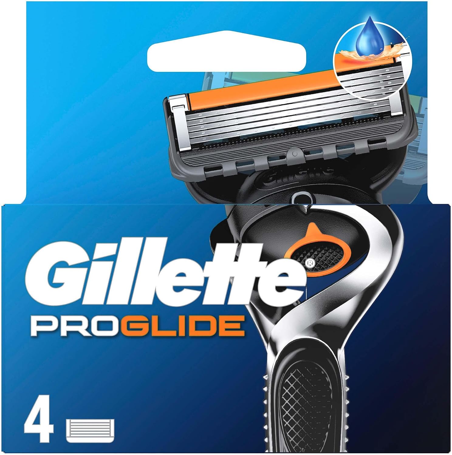 Gillette Fusion Proglide Yedek Tıraş Bıçağı 4 Adet