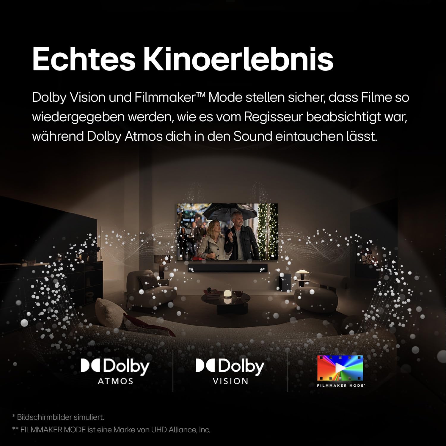 LG OLED55B4ELA TV 139 cm (55 Zoll) OLED Fernseher (α8 4K AI-Prozessor, webOS 24, Dolby Vision, bis zu 120Hz) [Modelljahr 2024]