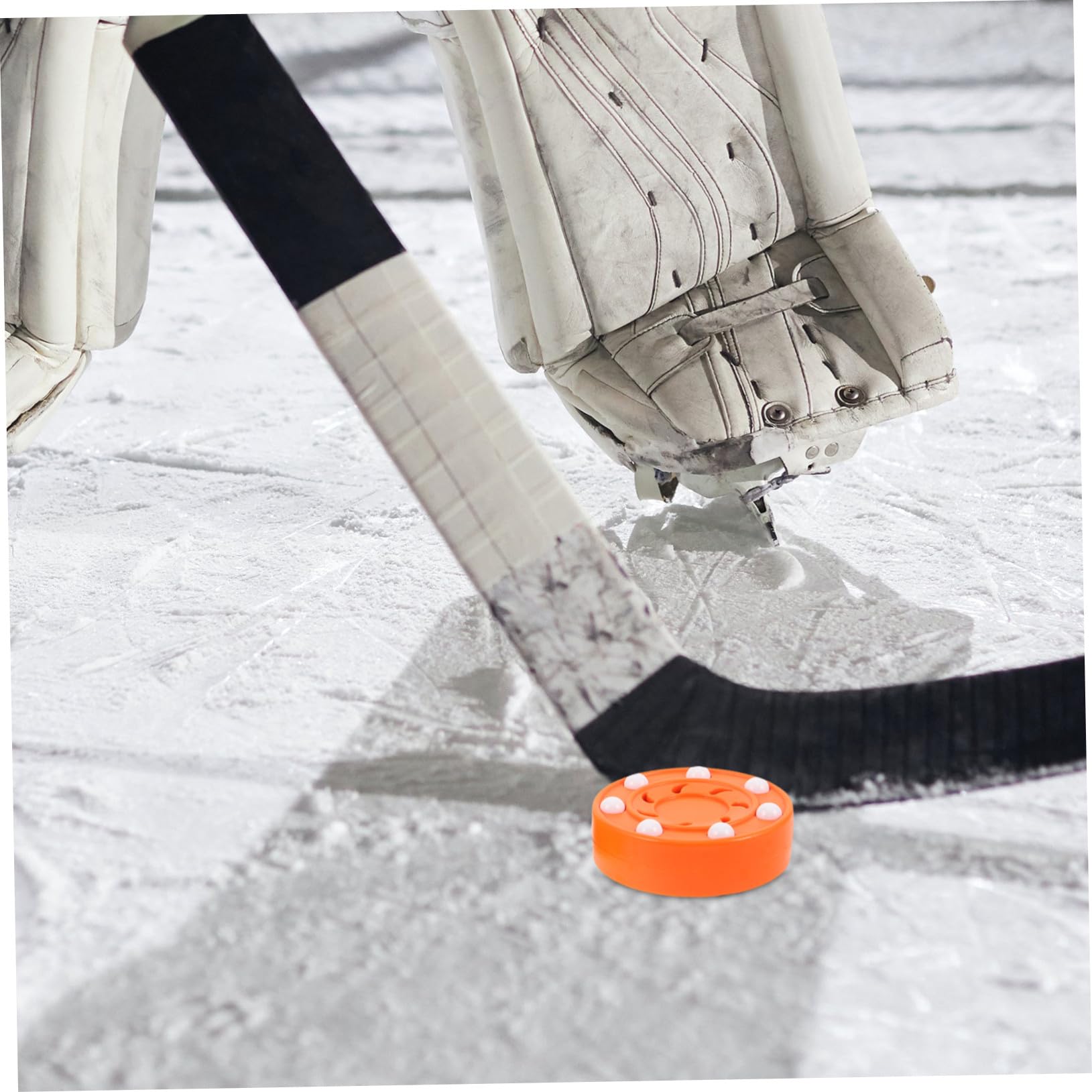 SUPVOX Dischi da Hockey su Pavimento 3 Pezzi in ABS con Peso Realistico per Allenamento Sportivo Indoor, Controllo Senza Sforzo, Adatti a Principianti e Ragazzo Ragazza