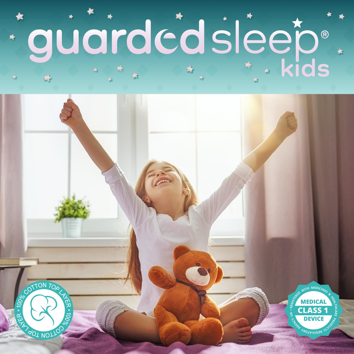 Guardedsleep Lenzuola impermeabili per addestramento al vasino, letto singolo, lavabile, rosa, 1 pezzo