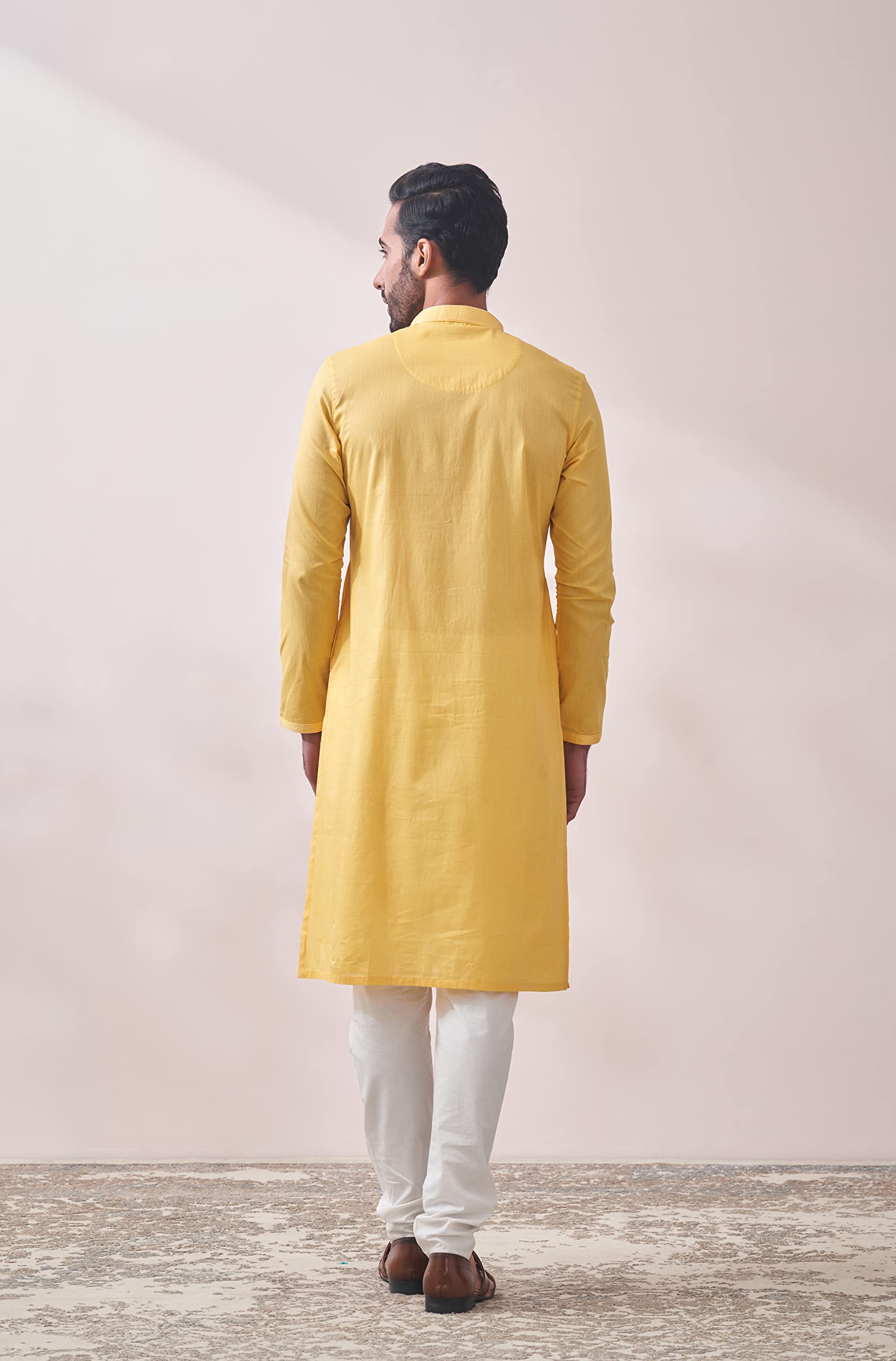 Manyavar Tradycyjny zestaw kurta dla mężczyzn, 2-częściowy