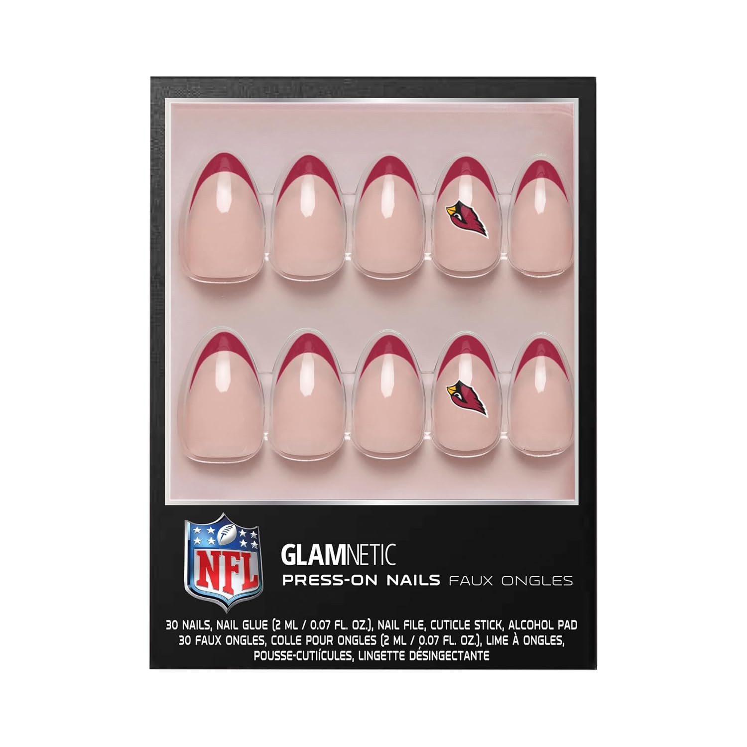 Glamnetic x Fanatics Arizona Cardinals Nail Kit