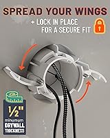 Vista 3 de ECHOGEAR Ocultador de cable de TV – Kit de gestión de cables mini en pared de 2.5 pulgadas, corrector de cables para televisores montados