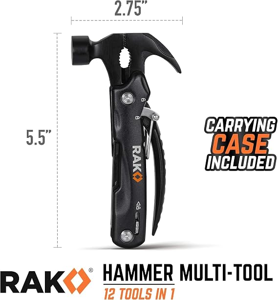 RAK Magnetic LED Pickup Tool Bundle with Hammer Multi-Tool