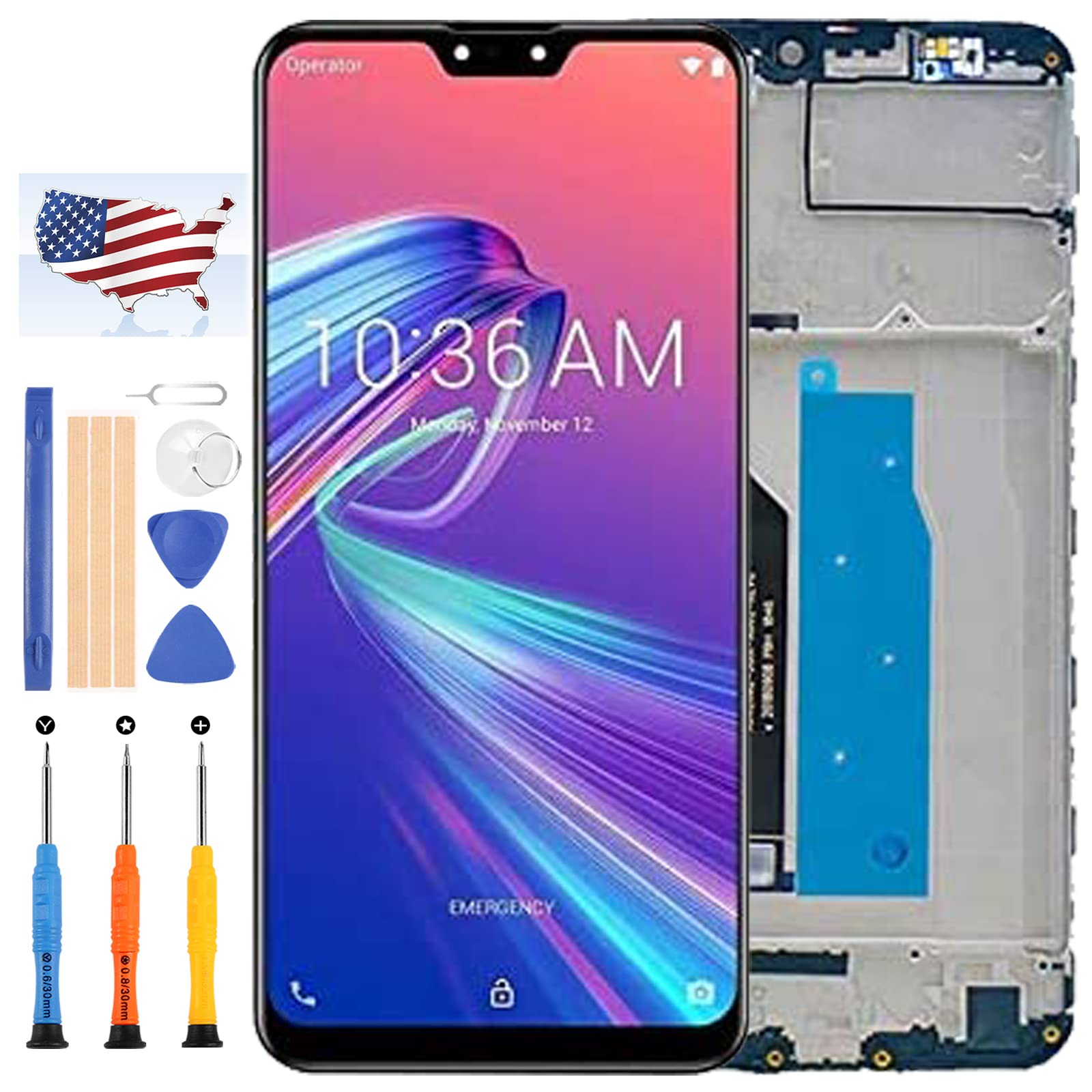 Zenfone Max Pro M2 ZB631KL 交換品 Amazon.com: for ASUS ZB631KL Screen Replacement 6.26inch for Asus